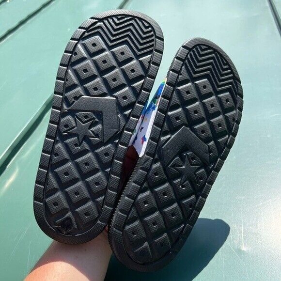 NWOT Unisex Converse rainbow multicolored slides - Picture 9 of 9